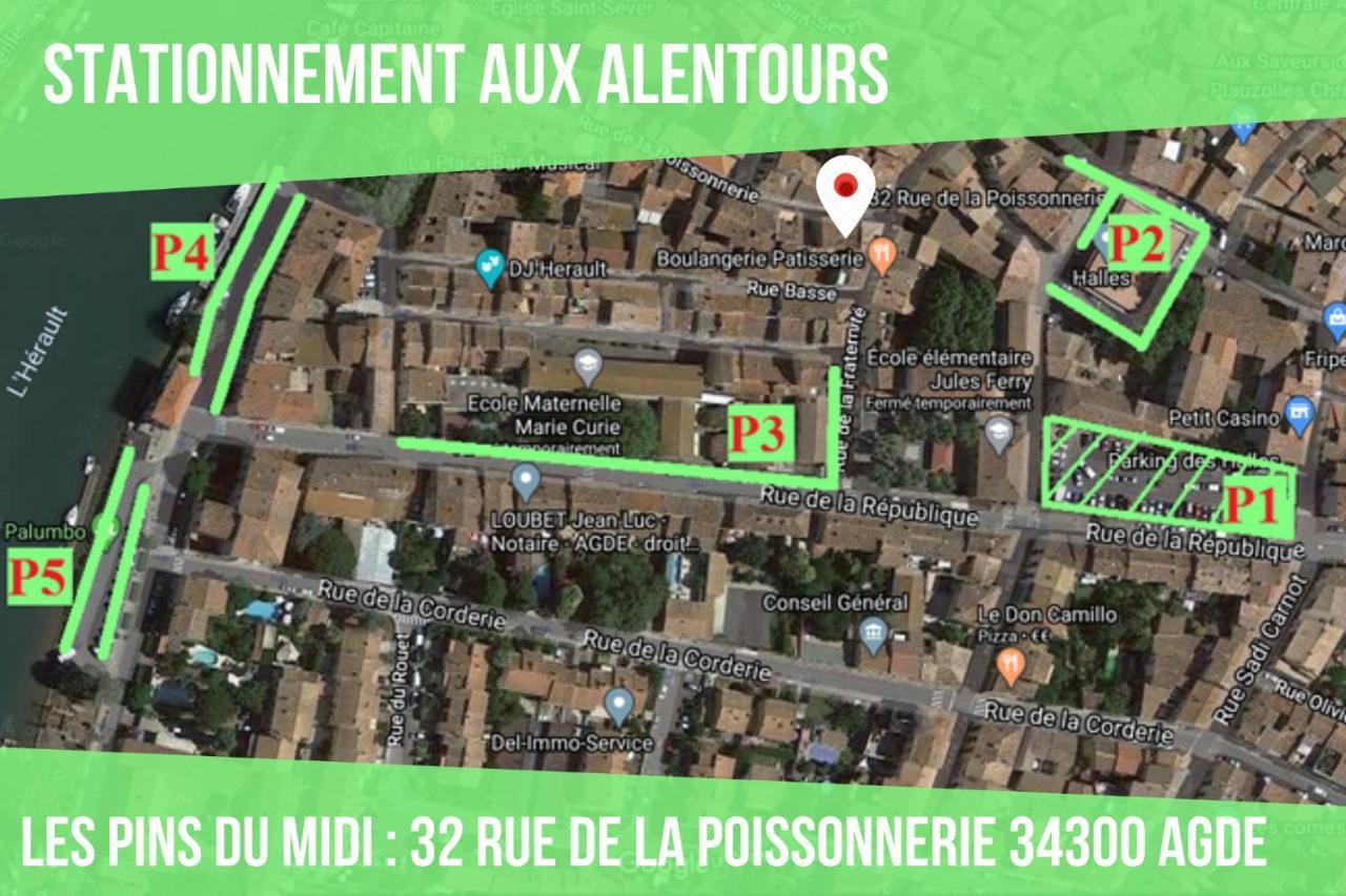 ~☆ T2 Les Pins Du Midi - Agdebnb ☆~ Exteriér fotografie